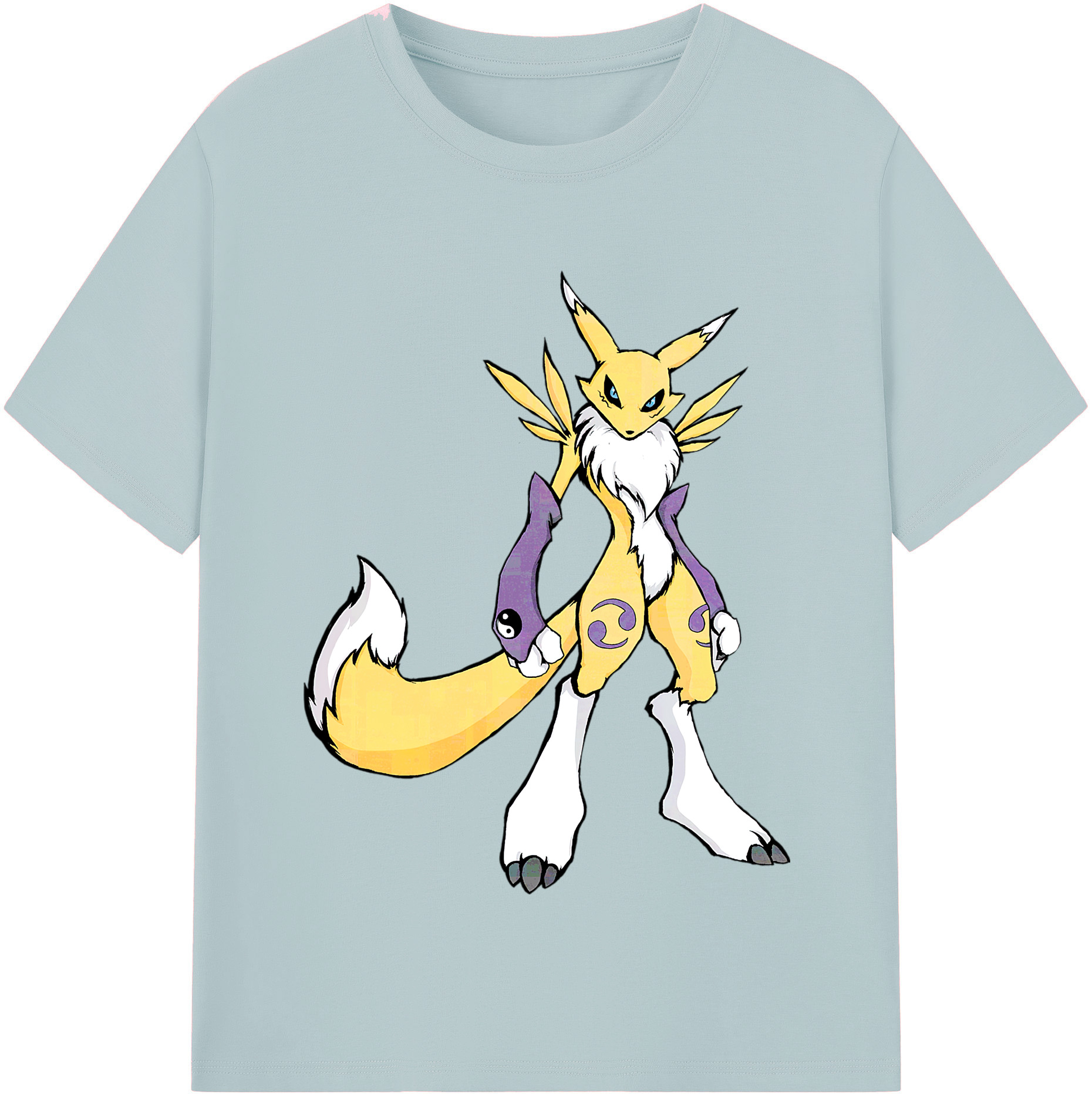 （画像用） Digimon デジタルモンスター/デジモン 綿100％半袖Tシャツ（フロントプリント）